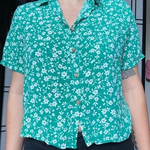 Love Notes Floral Crop Top